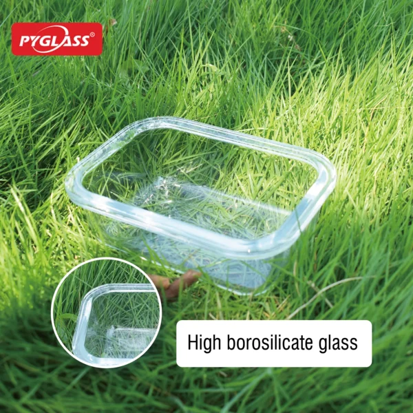 Bpa-free borosilicate glass bento box silicone sleeve - Image 2